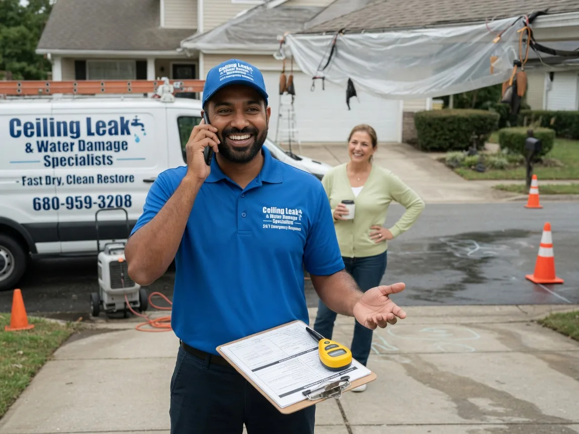 Ceiling Leak Cleanup Silver Lake, IN FAQs